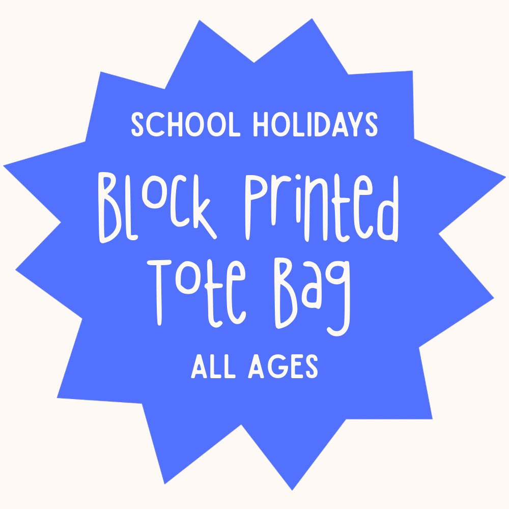Block Printed Tote Bags | All Ages