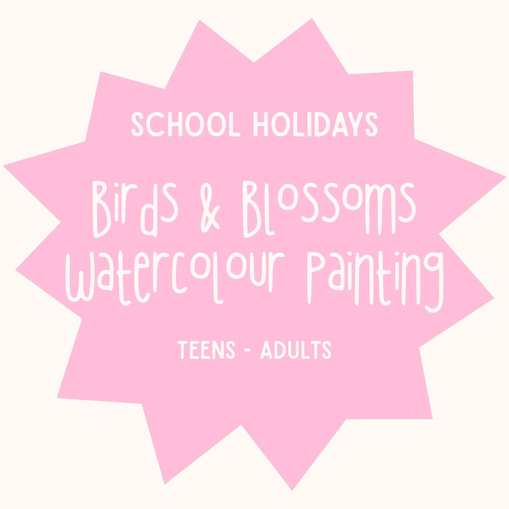 Birds & Blossoms Watercolour Painting | Teens and Adults