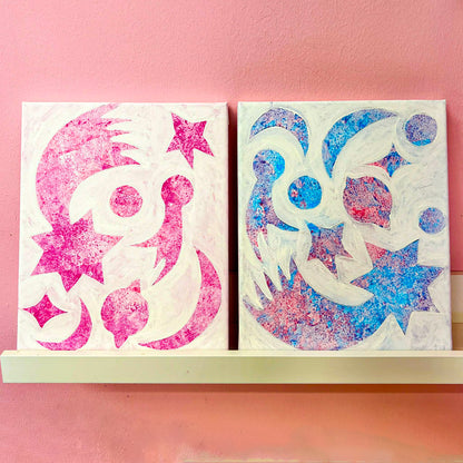 Cosmic Canvas Painting