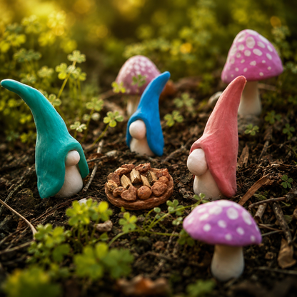 Ceramic Gnomes and Mushrooms with Natalie | Ages 5 - 11