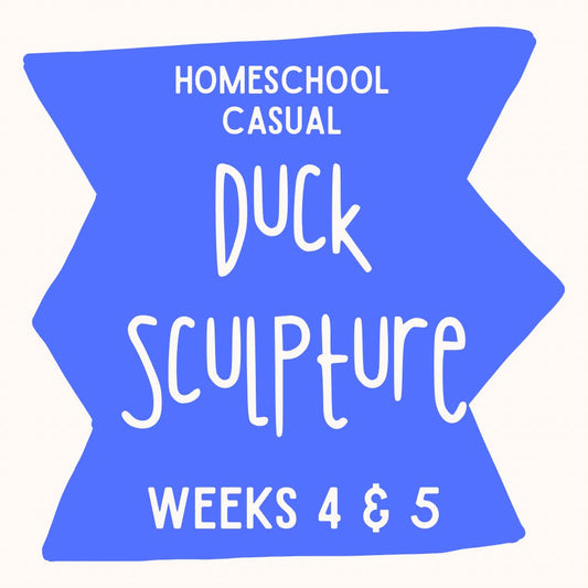 Homeschool Art Club - Duck Sculpture