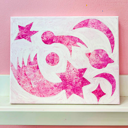 Cosmic Canvas Painting