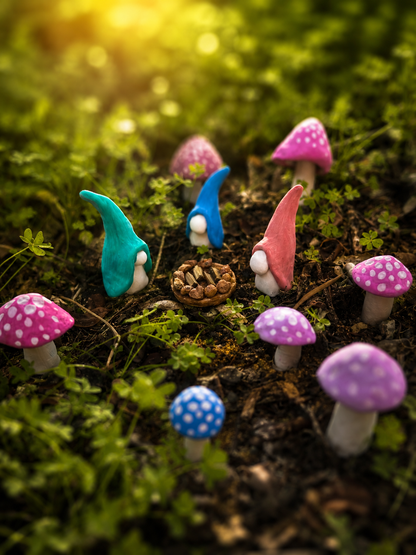 Ceramic Gnomes and Mushrooms with Natalie | Ages 5 - 11