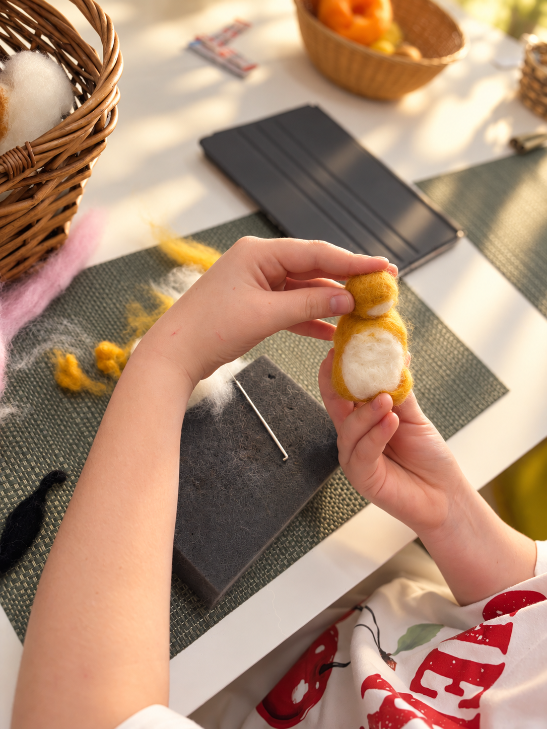 Homeschool Handcraft Club | Felt Wishing Stones