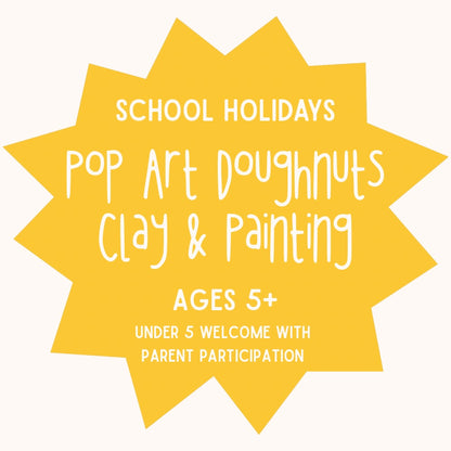 Pop Art Clay Doughnuts | Ages 5+