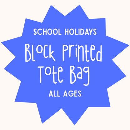Block Printed Tote Bags | All Ages
