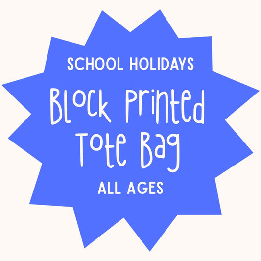 Block Printed Tote Bags | All Ages