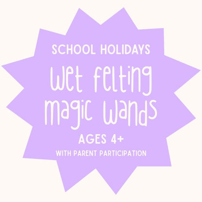 Wet Felted Magic Wands | Age 4+