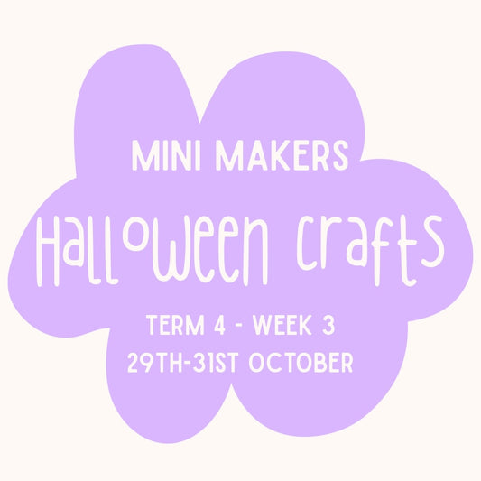 Mini Makers | T4 Week 3 | Halloween Crafts | Ages 1 - 4