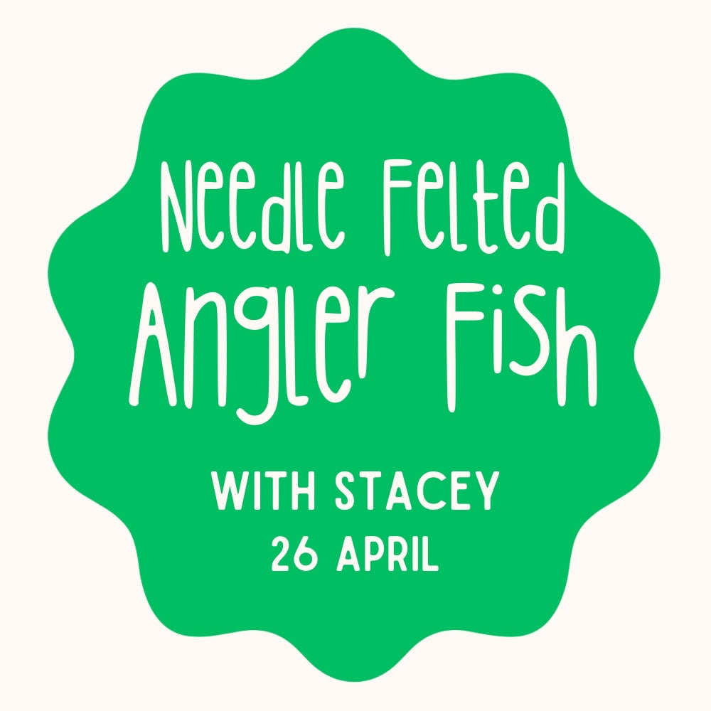 Needle Felted Anglerfish with Stacey