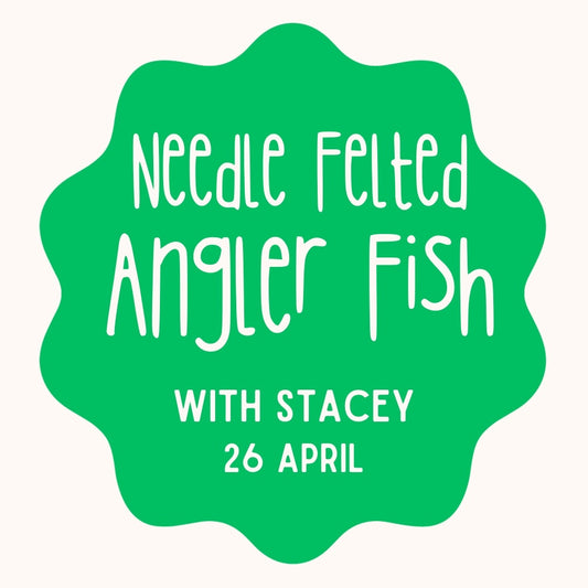 Needle Felted Anglerfish with Stacey