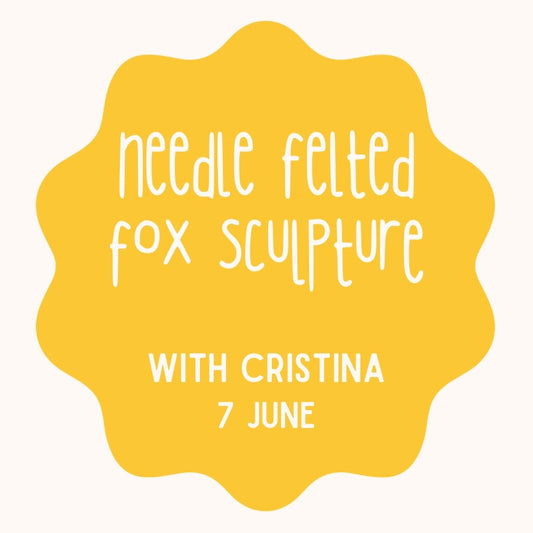 Needle Felted Fox with Cristina