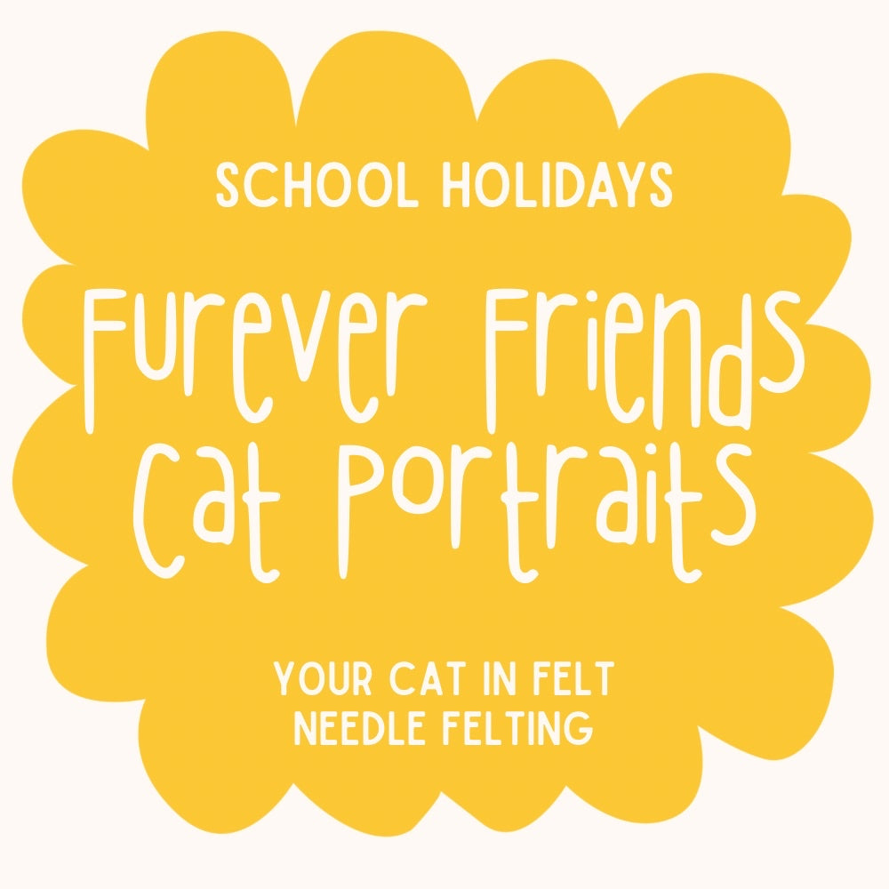Furever Friends Cat Portraits with Cristina | Ages 7 - 12