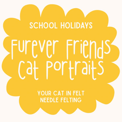 Furever Friends Cat Portraits with Cristina | Ages 7 - 12