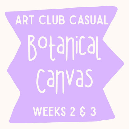 After School Art Club - Botanical Canvas