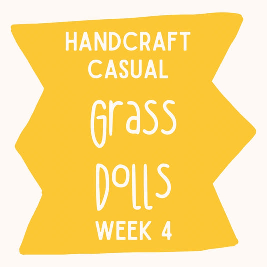 Homeschool Handcraft Club | Grass Dolls