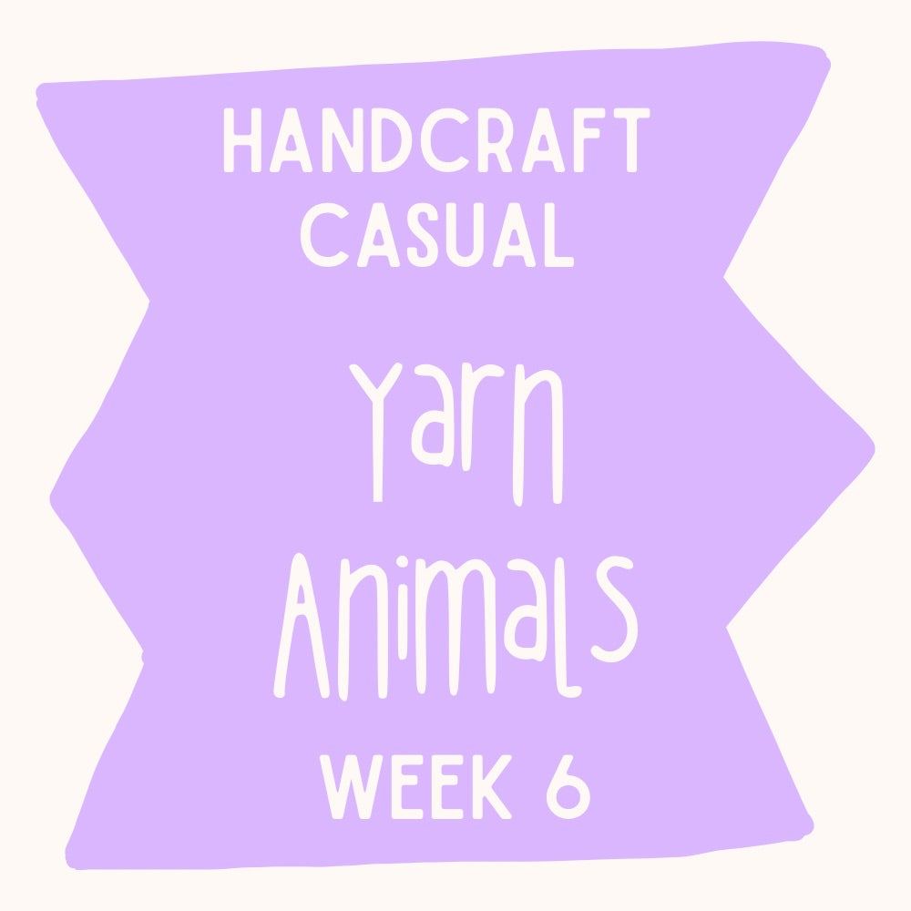 Homeschool Handcraft Club | Yarn Animals