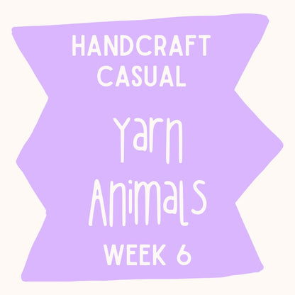 Homeschool Handcraft Club | Yarn Animals