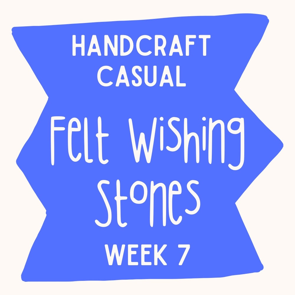 Homeschool Handcraft Club | Felt Wishing Stones