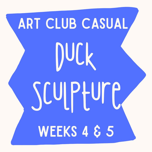 After School Art Club - Duck Sculpture
