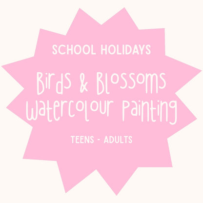 Birds & Blossoms Watercolour Painting | Teens and Adults
