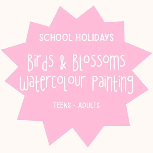 Birds & Blossoms Watercolour Painting | Teens and Adults