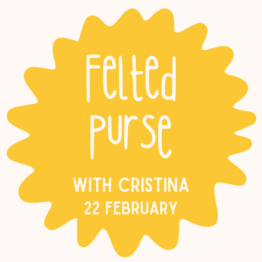 Needle Felted Purse with Cristina