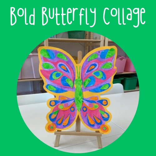 Bold Butterfly Collage